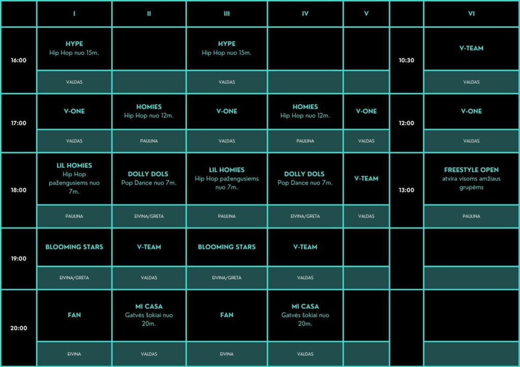 Home Studija 2025/2026 Maxi tvarkarastis